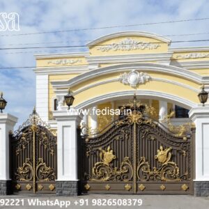 Cnc Cutting Main Gate Design, Modern Iron Main Gate Design Main Gates-contemporary Gates