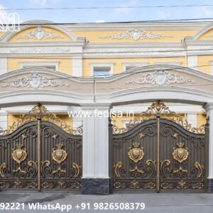 Best Main Gate Design, Boundary Wall With Grill Design Main Gates-contemporary Gates