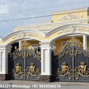Royal Gate Design, Square Pipe Main Gate Design Main Gates-contemporary Gates