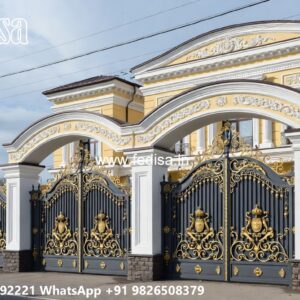 Boundary Wall Grill, Iron Plate Gate Design Main Gates-contemporary Gates