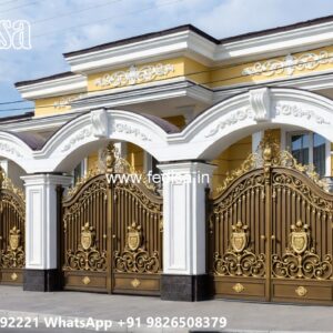 Makan Ka Gate, Loha Grill Gate Design Main Gates-contemporary Gates