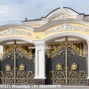 Gate Design Grill, Main Gate With Mini Gate Main Gates-contemporary Gates