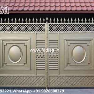 104 Fold Gate Design, Gate Design Of Iron Main Gates-contemporary Gates