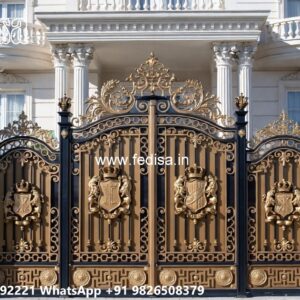 Square Bar Gate Design, Gate And Boundary Wall Design Main Gate Enterprises | Custom Gates & Fencing