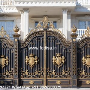 Front Door Entry Gates, Iron Gate Design Pipe Main Gate Enterprises | Custom Gates & Fencing