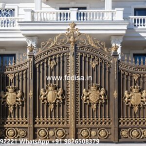 Boundary Wall Grill, Wooden Front Gate Design Main Gate Enterprises | Custom Gates & Fencing