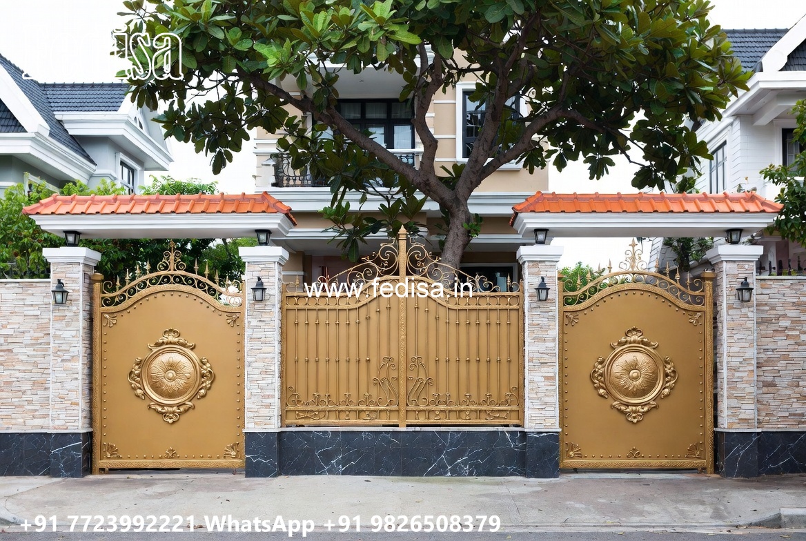 Cnc Cutting Main Gate Design, Ghar Main Gate Design Main Gate Enterprises | Custom Gates & Fencing