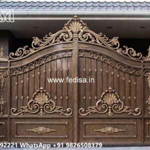 Iron Grill Gate Design, Gate Compound Wall Design Main Gate Enterprises | Custom Gates & Fencing