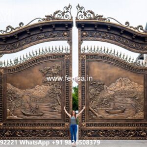 Iron Grill Gate Design, Stainless Steel Main Gate Price Main Gate Enterprises | Custom Gates & Fencing