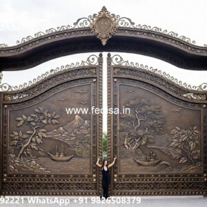 Iron Grill Gate Design, Home Gate Simple Design Main Gate Enterprises | Custom Gates & Fencing