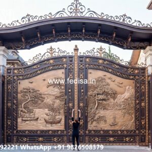 Iron Grill Gate Design, Modern Garage Gate Design Main Gate Enterprises | Custom Gates & Fencing
