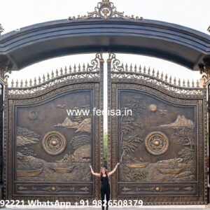 Square Bar Gate Design, Front Gate Iron Design Main Gate Enterprises | Custom Gates & Fencing