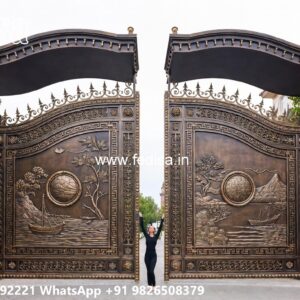 Square Bar Gate Design, Modern Boundary Gate Design Main Gate Enterprises | Custom Gates & Fencing