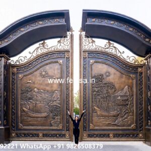126 Fold Gate Design, House Main Door Design Iron Main Gate Enterprises | Custom Gates & Fencing