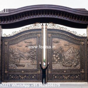 Cnc Cutting Main Gate Design, Home Main Gate Pillar Design Main Gate Enterprises | Custom Gates & Fencing
