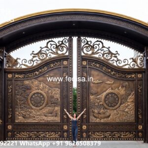 Boundary Wall Grill, Latest Pipe Gate Design Main Gate Enterprises | Custom Gates & Fencing