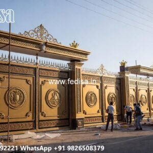 Best Main Gate Design, Gate Grey Colour Main Gate Enterprises | Custom Gates & Fencing
