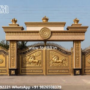 Makan Ka Gate, Round Main Gate Design Main Gate Enterprises | Custom Gates & Fencing