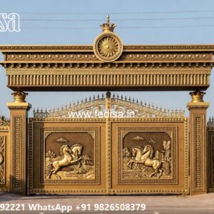 Cnc Cutting Main Gate Design, Main Gate Round Design Main Gate Enterprises | Custom Gates & Fencing