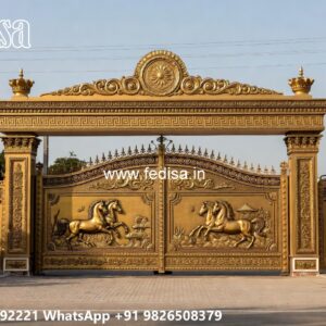 134 Fold Gate Design, Steel Gate Design Main Gate Main Gate Enterprises | Custom Gates & Fencing