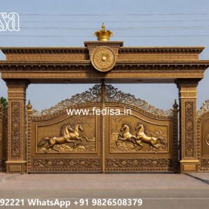 Iron Grill Gate Design, Grill Wala Gate Main Gate Enterprises | Custom Gates & Fencing