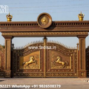 Front Door Entry Gates, Square Pipe Grill Gate Design Main Gate Enterprises | Custom Gates & Fencing