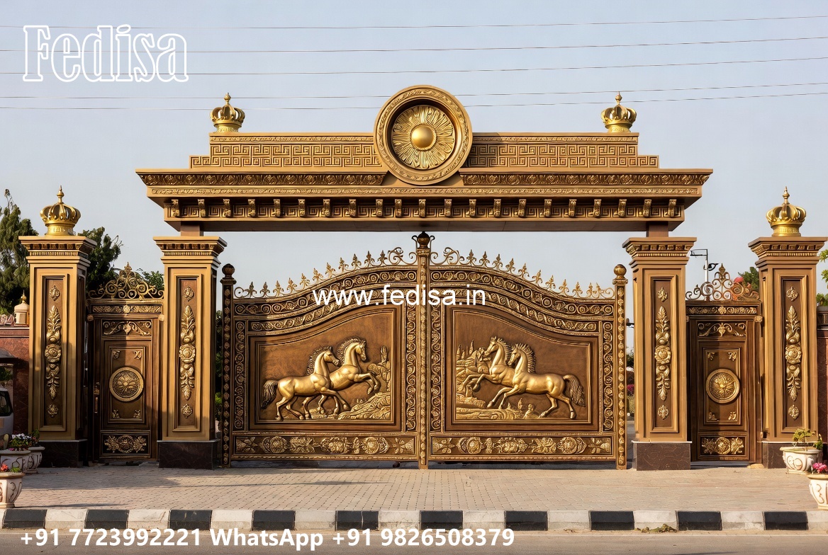 Makan Ka Gate, Grill Gate New Design Main Gate Enterprises | Custom Gates & Fencing