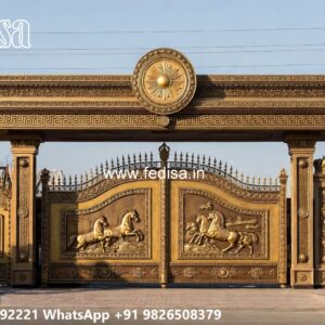 Iron Grill Gate Design, Lohe Ke Gate Design Wale Main Gate Enterprises | Custom Gates & Fencing