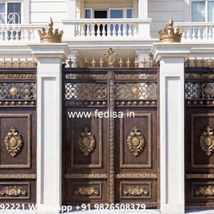 Iron Sheet Gate Design, Wooden Gate Design Main Gate Enterprises | Custom Gates & Fencing