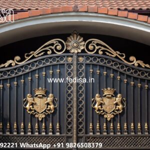 Steel Gate Design Latest, Compound Wall Grill Design Main Gate Enterprises | Custom Gates & Fencing
