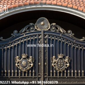 Gate Ke Upar Ka Design, Compound Grill Design Main Gate Enterprises | Custom Gates & Fencing