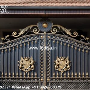 Steel Gate Single Door, Normal Gate Design Main Gate Enterprises | Custom Gates & Fencing
