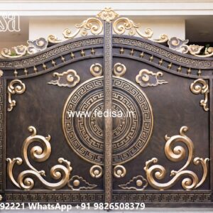 Cast Iron Gate Design, Sheet Gate Design Main Gate Enterprises | Custom Gates & Fencing