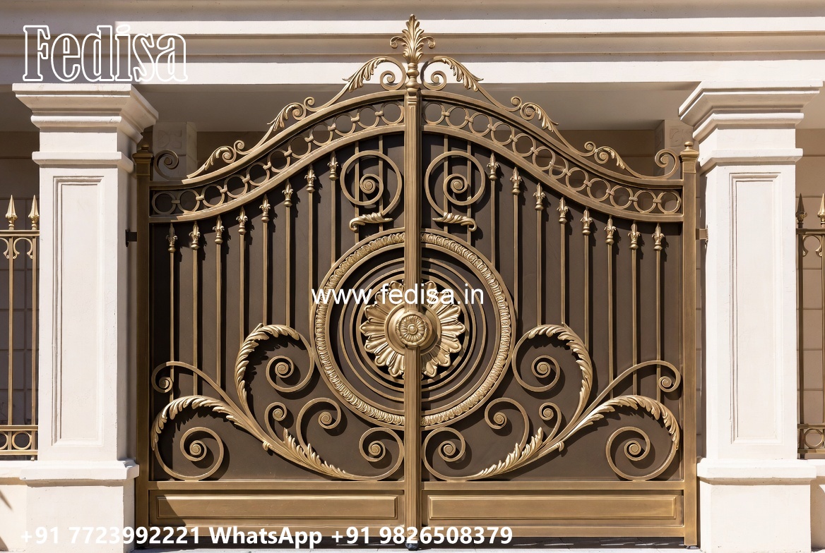 Cast Iron Gate Design, Boundary Wall Grill Main Gate Enterprises | Custom Gates & Fencing