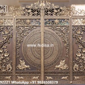 Steel Gate Single Door, Maharaja Gate Pipe Design Main Gate Enterprises | Custom Gates & Fencing