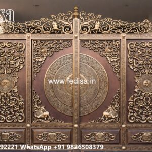 Iron Sheet Gate Design, Gate Flower Design Main Gate Enterprises | Custom Gates & Fencing
