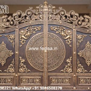 Steel Gate Single Door, Modern Gate And Fence Main Gate Enterprises | Custom Gates & Fencing