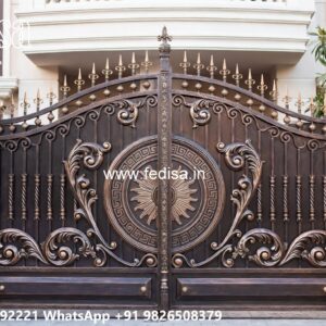 Cast Iron Gate Design, Folding Iron Gate Design Main Gate Enterprises | Custom Gates & Fencing