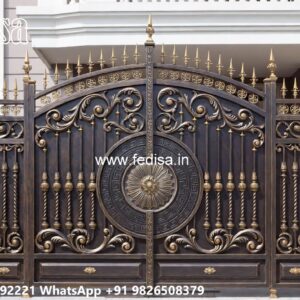 Iron Sheet Gate Design, Modern Steel Gate Main Gate Enterprises | Custom Gates & Fencing