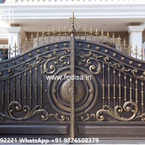 Iron Sheet Gate Design, Steel Single Gate Design Main Gate Enterprises | Custom Gates & Fencing