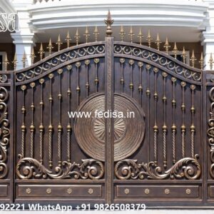 Steel Gate Single Door, Factory Main Gate Design Main Gate Enterprises | Custom Gates & Fencing