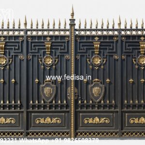 Steel Gate Single Door, Box Gate Design Main Gate Enterprises | Custom Gates & Fencing