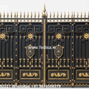 Steel Gate Design Latest, Brick And Wrought Iron Fence Designs Main Gate Enterprises | Custom Gates & Fencing