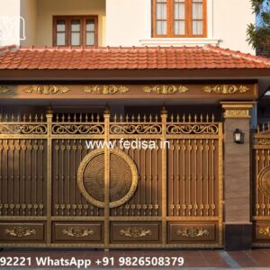 House Entrance Gate Design, Angle Gate Design Main Gate Enterprises | Custom Gates & Fencing