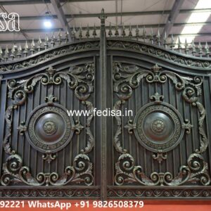 Steel Gate Single Door, Gat Ka Dijain Main Gate Enterprises | Custom Gates & Fencing