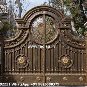 Steel Gate Single Door, Laser Cutting Iron Gate Main Gate Enterprises | Custom Gates & Fencing