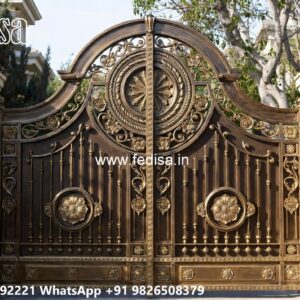 Cast Iron Gate Design, Steel Bar Fence Design Main Gate Enterprises | Custom Gates & Fencing