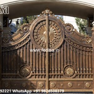 Steel Gate Single Door, Gate Ke Upar Design Main Gate Enterprises | Custom Gates & Fencing