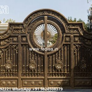 Steel Gate Single Door, Front Gate And Wall Design Main Gate Enterprises | Custom Gates & Fencing
