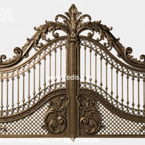 Iron Sheet Gate Design, 9 Feet Gate Design Main Gate Lighting In Outdoor
